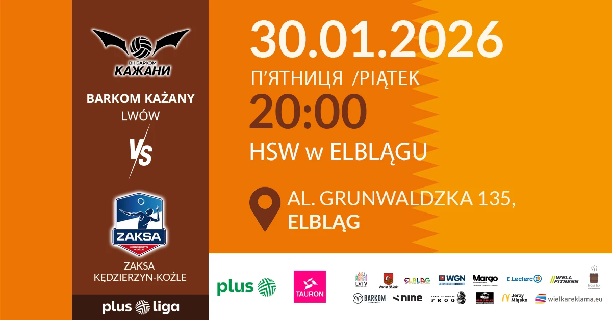 Barkom Każany Lwów vs ZAKSA Kędzierzyn-Koźle