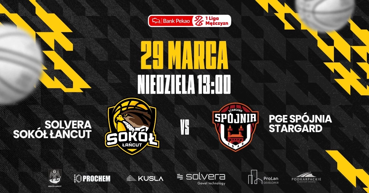 Solvera Sokół Łańcut vs PGE Spójnia Stargard